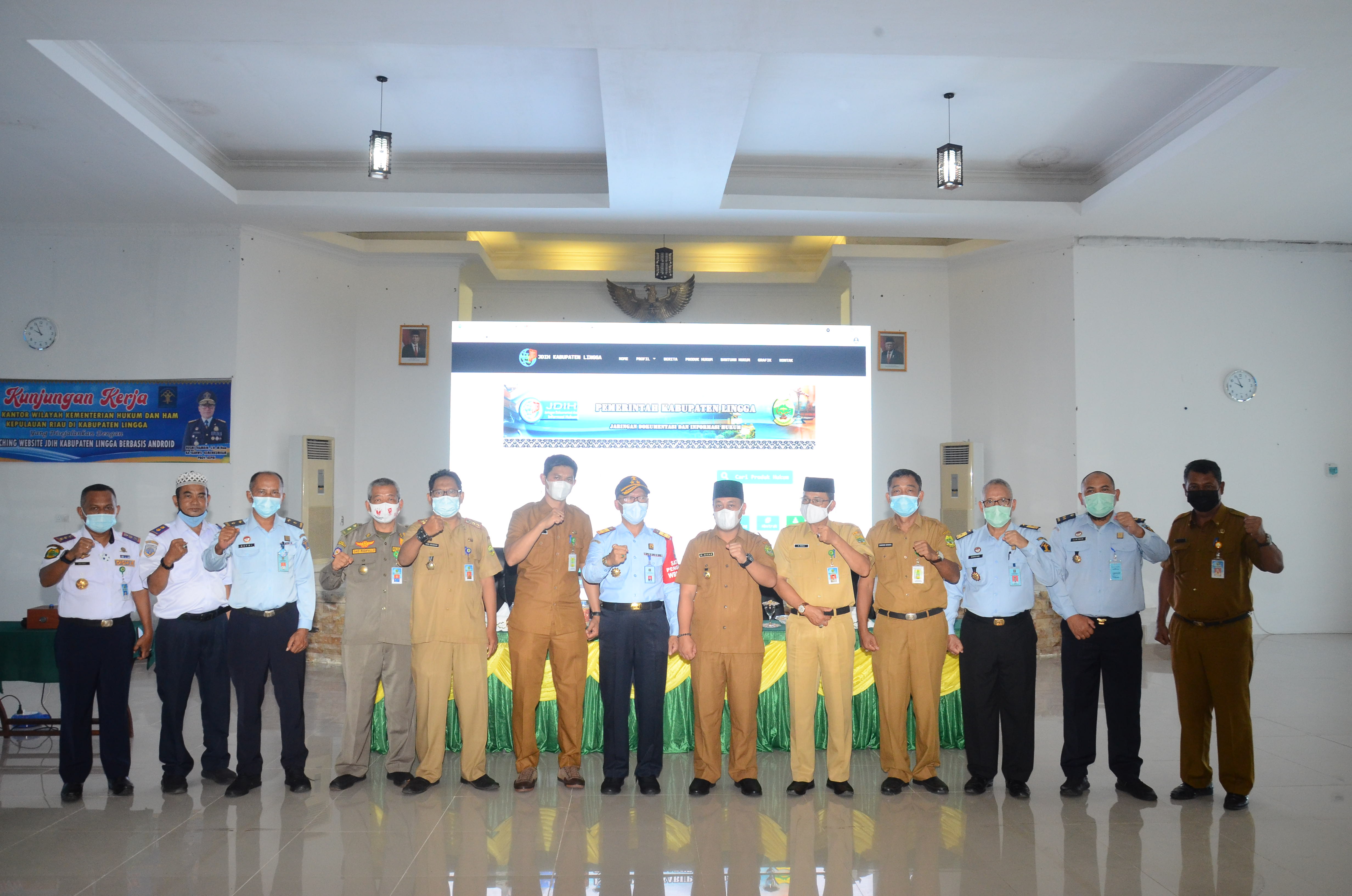 SINERGI DENGAN PEMKAB LINGGA, KAKANWIL BERSAMA BUP